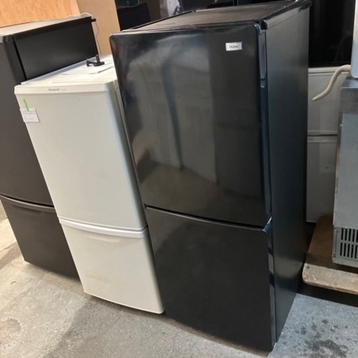 K2404-140 Haier ノンフロン冷凍冷蔵庫 JR-NF148B 148L 2021年製 動作確認済 キズ、汚れあり