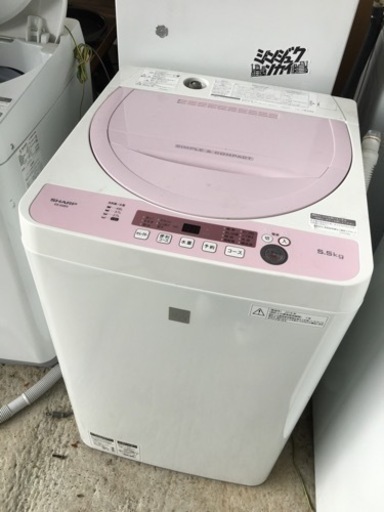 シャープ 洗濯機 5.5kg ES-G5E5-KP