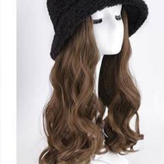 ほぼ新品💄ウィッグ付き帽子