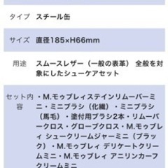 未使用)シューズ　ケア　セットの画像