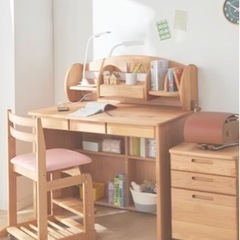 【お譲り先決定しました】学習机　差し上げますの画像