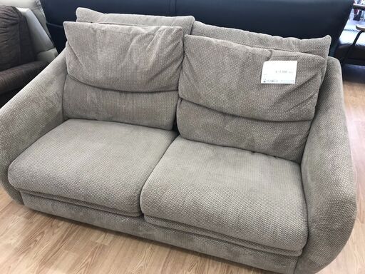 ★ジモティ割あり★ ニトリ ソファ グレージュ  クリーニング済み KJ4819