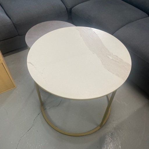 大理石柄サイドテーブル