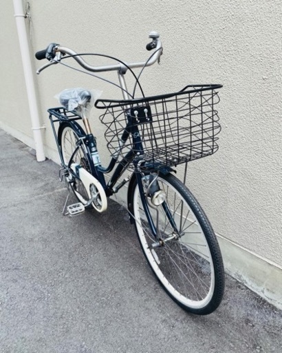 中古自転車完成しましたよ！24インチ6段変速付き タイヤやブレーキワイヤー類は新品に交換してる可愛い一台に仕上がりました！