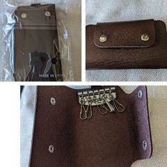 キーケース  6連フック （新品）ブラウン/お取り引き予定者!有り。の画像