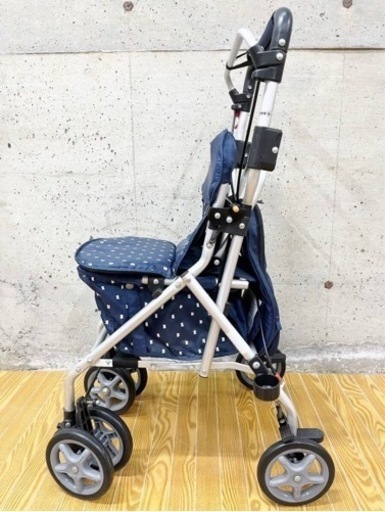 サツキ 歩行補助車 シルバーカー ショッピングカート 折りたたみ 手押し車 散歩 歩行補助