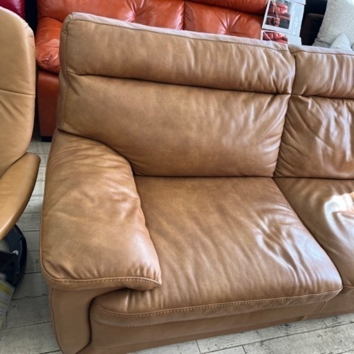 ✨NITORI✨NATUZZI✨定価249,900円✨極上✨本革張り✨3Pソファ✨ソファー✨イタリアの有名メーカーとコラボ商品✨