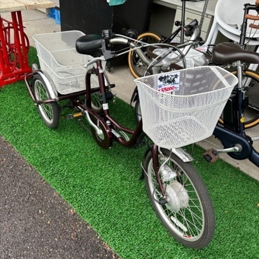 電動アシスト三輪車 電動アシスト自転車  電動自転車 自転車 ノーパンクタイヤ 2020 8.5Ah