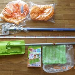スコッチブライト掃除モップ(未開封未使用モップ付)、カシオ10年...