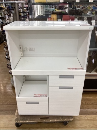 KD-15【新入荷　リサイクル品】ニトリ　ダリア　レンジボード　白