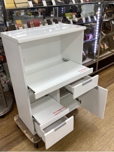 KD-15【新入荷　リサイクル品】ニトリ　ダリア　レンジボード　白