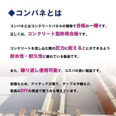 コンパネ T1 (12×900mm×1800mm)　コンクリート 型枠用 合板の画像