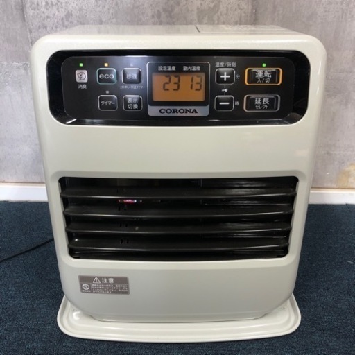 【ゆ.ec】美品 CORONA コロナ 石油ファンヒーター FH-VD3319Y-W 通電点火確認済 ホワイト 2019年製 