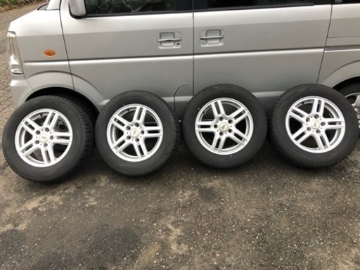 ⭐️取引中　値下げしました　セレナ、ノアサイズ１５インチ９部山トランパスmpz16インチとAZスポーツ6J 114.3IN46