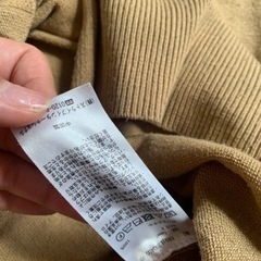 ニットワンピの画像