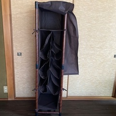 バッグ収納　エコタワー型ラック