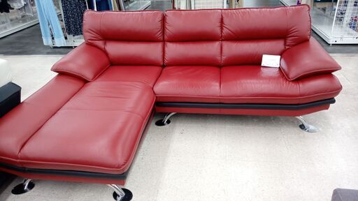★ジモティ割あり★  ソファー ワインレッド H×D×W クリーニング済み TJ5166
