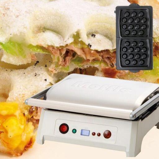 モッフルE200 プレスもちメーカー《MME-200》2枚焼き 焼き型種付き]