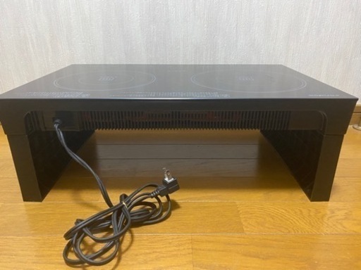 Sandoo 2口 クッキングヒーター ih 卓上コンロ 具脚付き 高火力1400W 100V 電気コンロ 工事不要 8つの安全機能 