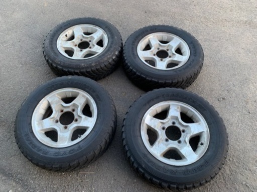 値下げ！ジムニー　マッドタイヤ　アルミホイールセット