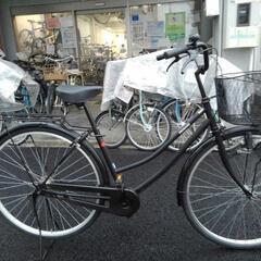中古自転車２９８６　前後タイヤ新品！　２７インチ　ギヤなし　ダイナモライト　