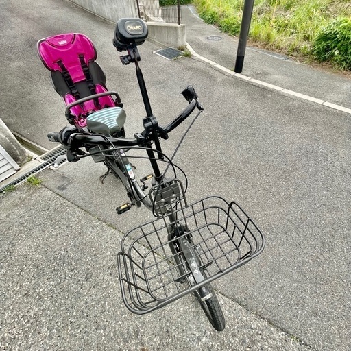 ビッケ　bikke子供乗せ20インチ非電動自転車 3人乗り用チャイルドシート付きbikke POLAR e（ビッケポーラーe