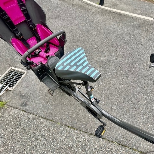 ビッケ　bikke子供乗せ20インチ非電動自転車 3人乗り用チャイルドシート付きbikke POLAR e（ビッケポーラーe