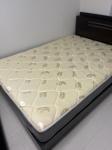 マットレス ダブルベッド 低反発 通気性