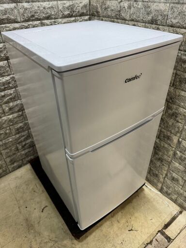 全国送料無料★3か月保証★冷蔵庫★コンフィー★2023年★90L★RCT90WH/E★R-694