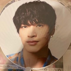 SnowMan 渡辺翔太君，深澤辰哉君　うちわ　おまけ付きの画像