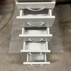 株式会社ベルーナ スライドテーブル付ステンレスすき間収納　幅250mm 奥行き 550mm 高さ850mmの画像