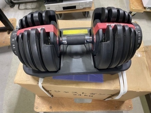 可変式ダンベル24kg1ペア2セット　1つは新品未開封品