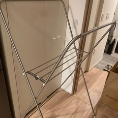 家具　2人掛けソファ　物干し竿　の画像