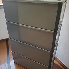 衣装ケース4点セット 衣類ケース 収納 引き出しの画像