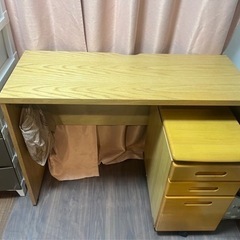 家具  ワークデスク　チェストセット　ニトリ