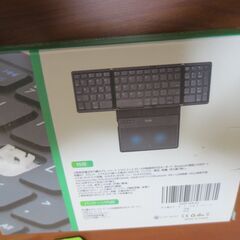 EWiN 折り畳みキーボード タッチパッド 英語配列 Bluetooth USBレシーバーの画像