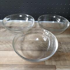 新品 Sasaki Glass 中皿３枚セットの画像