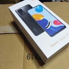【未使用】Redmi Note 11 トワイライトブルー【sim...
