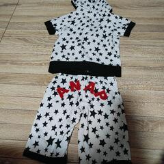 ANAP くま耳セットアップパーカー 100の画像