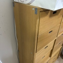 無印良品　収納家具 キャビネットの画像