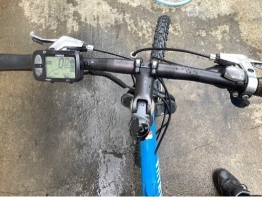380  ヤマハ新機種電動アシスト自転車PASBRACE26インチブルーアルミボディー