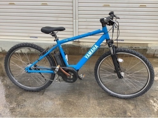 380  ヤマハ新機種電動アシスト自転車PASBRACE26インチブルーアルミボディー