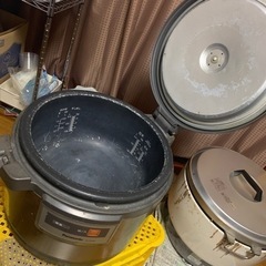 【引き取り限定】Panasonic 業務用IH炊飯ジャー SR-PGB54AP 、業務用保温ジャーSK-PJB5400の画像