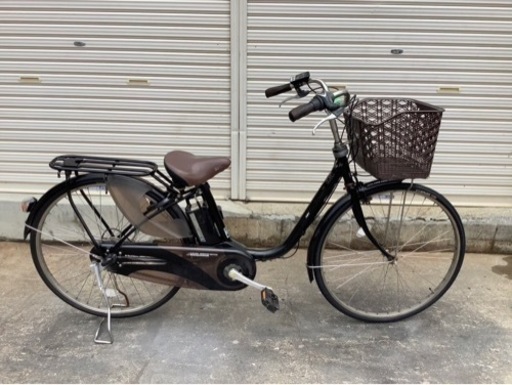 383  パナソニック新機種電動アシスト自転車viviDXSD26インチブラックボディー