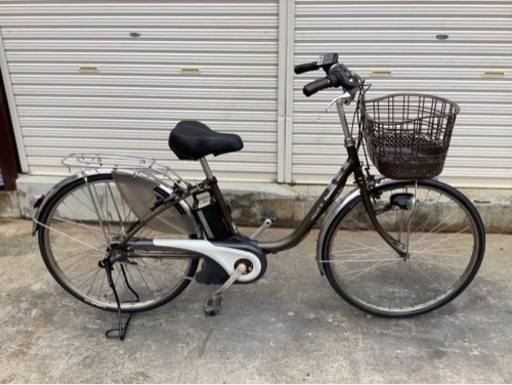 386  パナソニック新機種電動アシスト自転車viviDX26インチブラウンボディー
