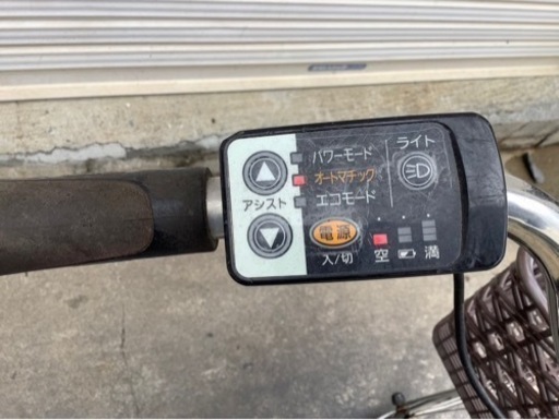 386  パナソニック新機種電動アシスト自転車viviDX26インチブラウンボディー