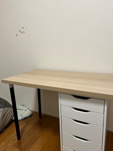 値下げ！IKEA デスクand棚and無印チェア