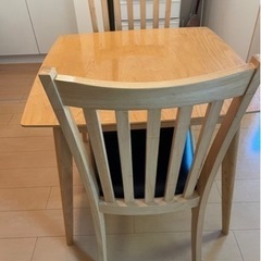 価格改定　ダイニングテーブルセットの画像