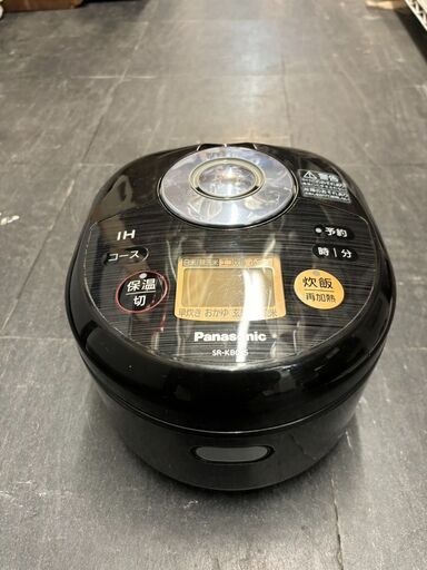 ☆中古￥3,500！Panasonic　3合IHジャー炊飯器　家電　2016年製　SR-KB055型　【BD041】