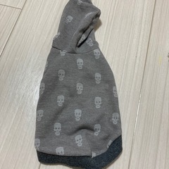 犬の服ドクロの画像